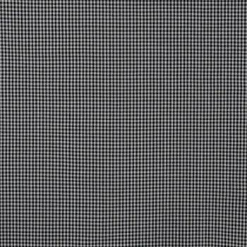 Polyester-Webware Karo in Schwarz/Weiß, Meterware im Detail